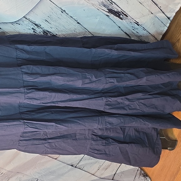 Pomander Place Navy Mable Midi Dress In Medium - Picture 6 of 12